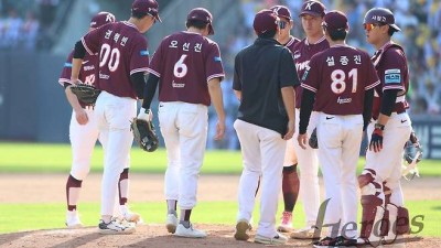 5연승 뒤 찾아온 급브레이크…키움 발목 잡은 '공수주 기본기'