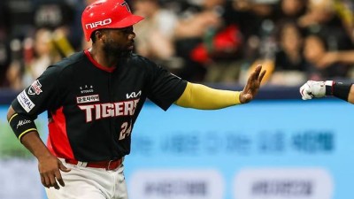 KIA 108㎏ 거구의 포기 없는 전력 질주, 그게 6연승의 시작이었다… 정직원 포인트 쌓인다