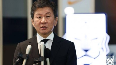 월드컵 향한 '무관심', 결국 정몽규 회장의 '깜짝 사퇴'로...홍명보호 향한 '지지' 살아날까? [MD이슈]