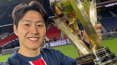 왜 이강인 벤치에 뒀나, PSG 심각 무기력,..아스널 UCL 결승전 1-0 리드(전반 종료)