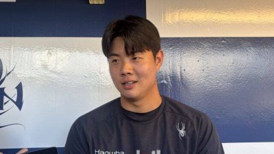 '이런 파격이' 韓 최초 역사 쓴 한화 육성선수, 어떻게 문동주 대체자로 발탁됐나…늘 마지막입니다, 감독님 믿음에 보답할게요