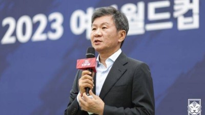 '월드컵 후 사퇴' 정몽규 회장, 32강-10억, 16강-20억, 8강 30억...북중미 월드컵 포상금 사비 지급 결정