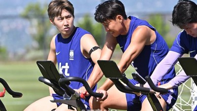 엔리케 선택 못 받은 이강인, 美도착 후 짐도 안 풀고 훈련장으로…민소매 차림 ‘불꽃 의지’, 홍명보호 완전체 됐다 [SS헤리먼 현장]