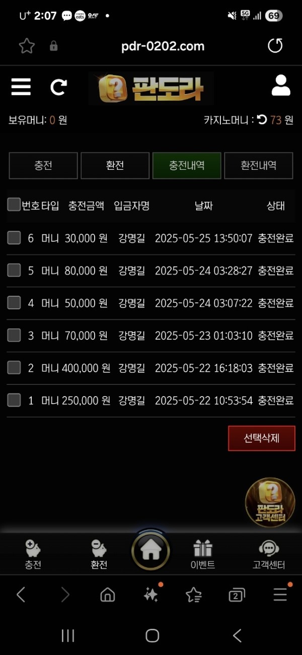 판도라 후기!!