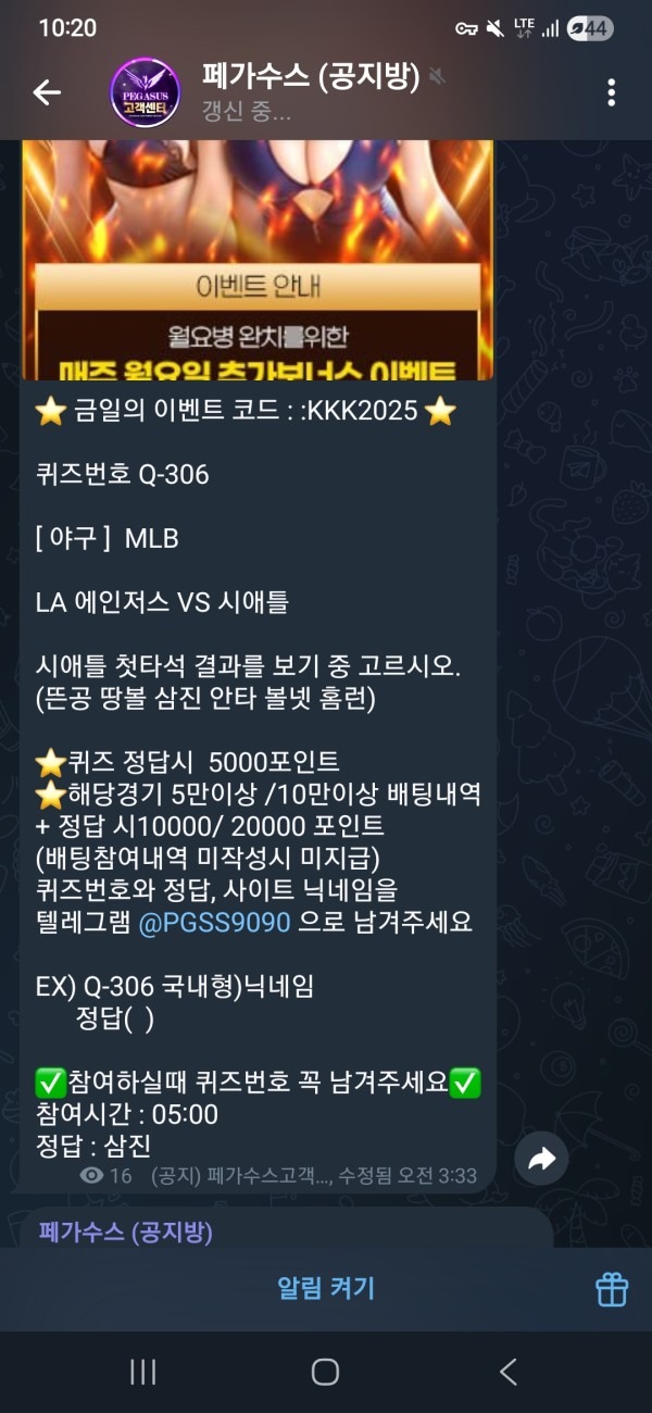 페가수스 후기