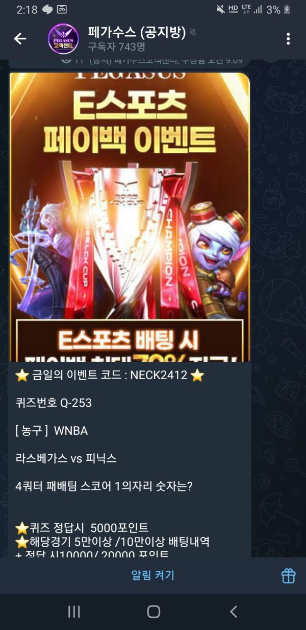 페가수스 후기