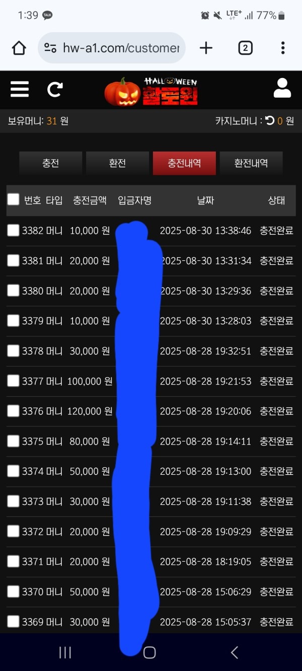 할로윈후기