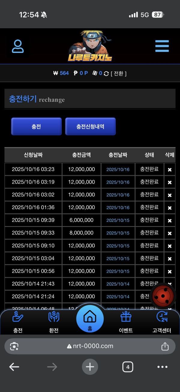 나루토카지노후기입니다