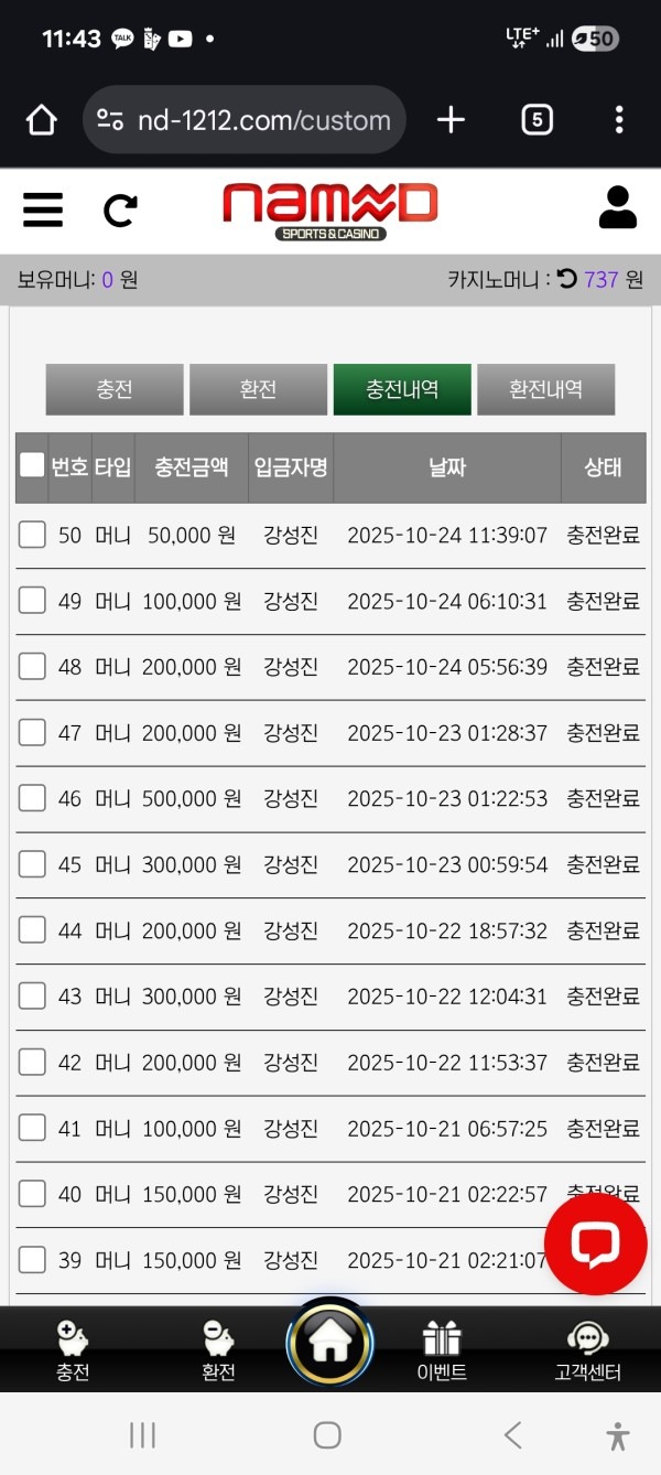 네임드 후기입니다.