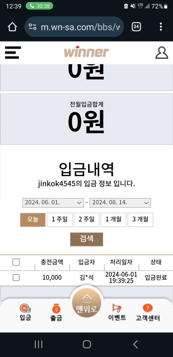 위너 후기