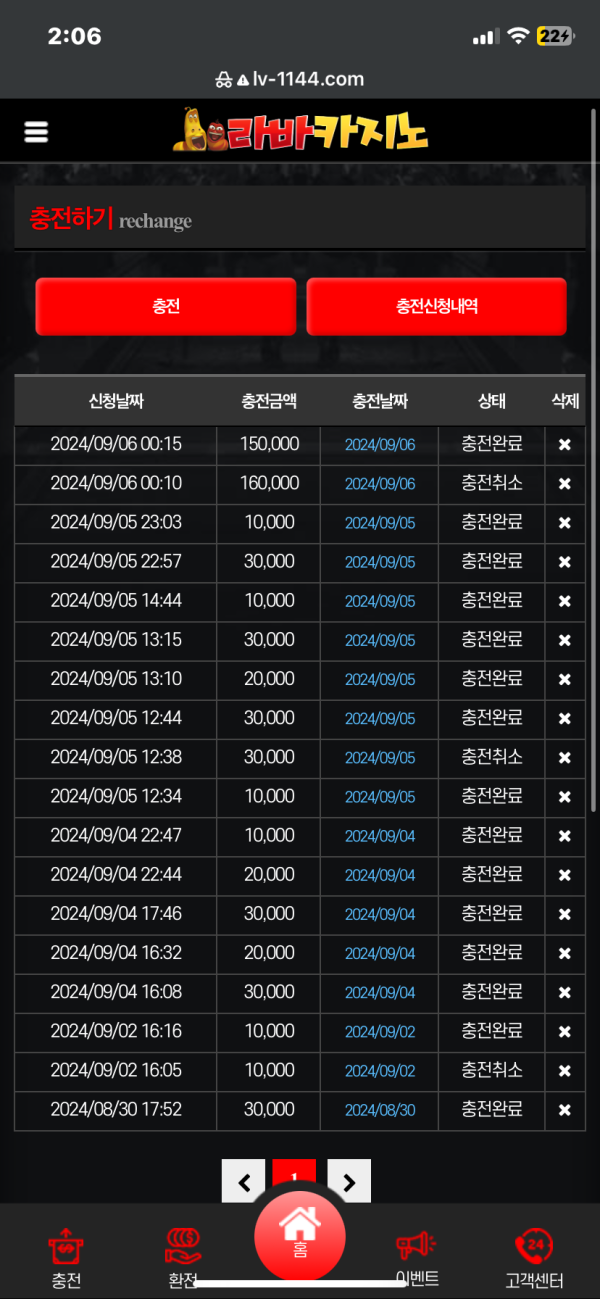 라바카지노 후기