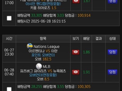 대물 후기